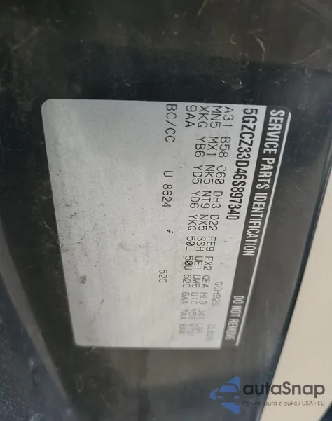 2006 Saturn Vue from USA, damaged, VIN 5GZCZ33D46S897340